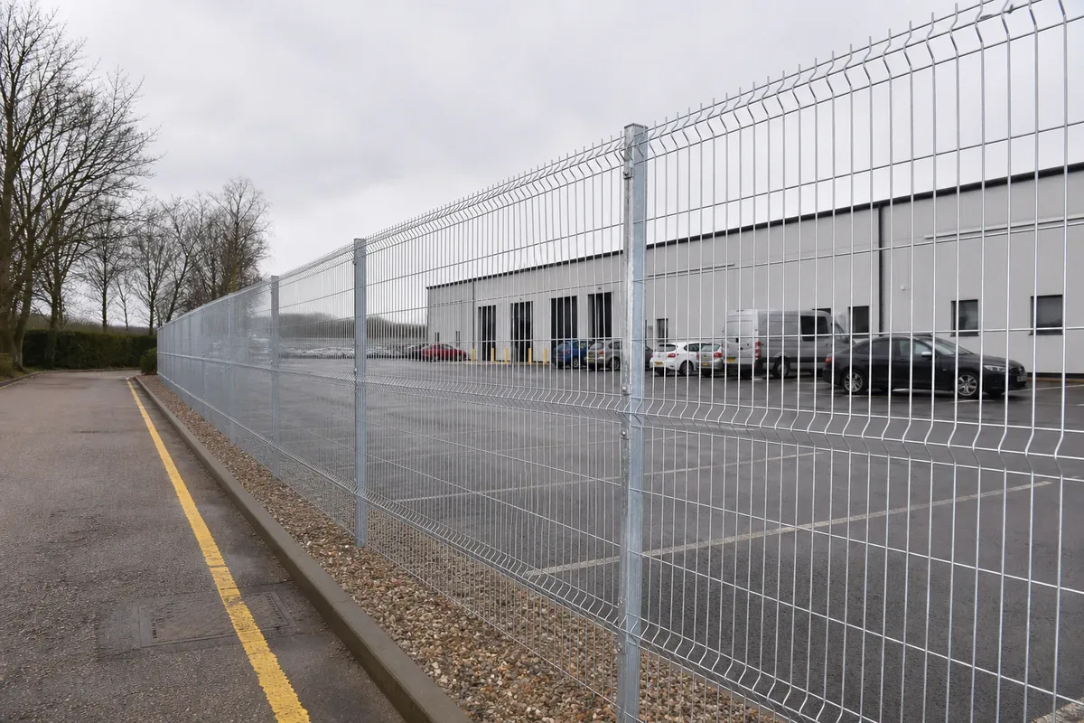 Commercial fencing installed at a Harrogate business premises