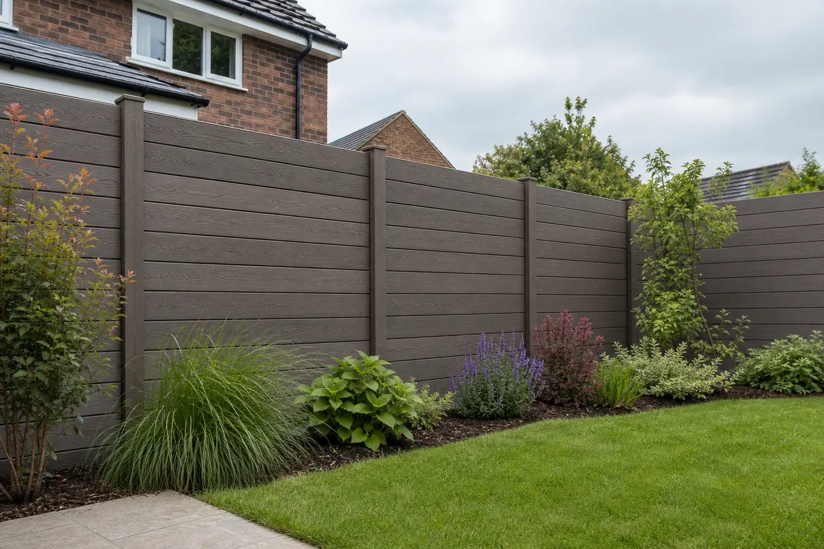 Low maintenance composite fencing in Harrogate